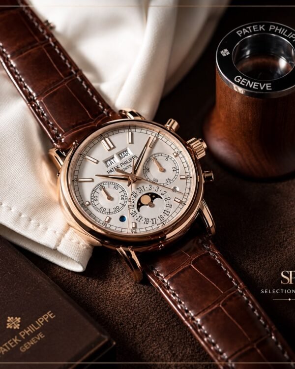 Classic Leather Strap Watch