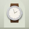 Classic Leather Strap Watch