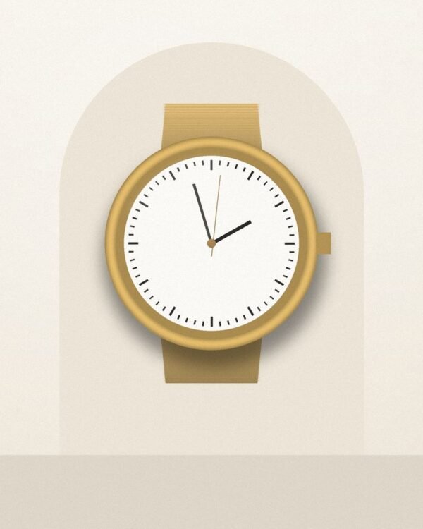 Minimal Mesh Strap Watch