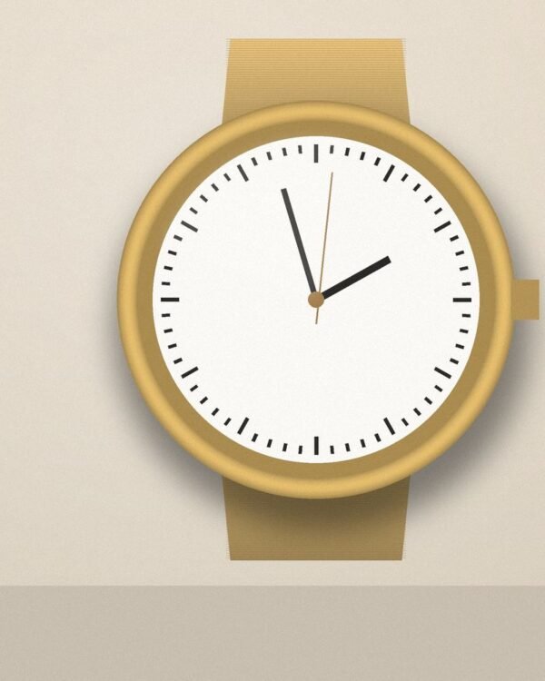 Minimal Mesh Strap Watch